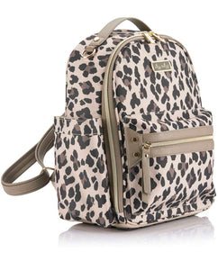 Itzy Ritzy Mini Boss Leopard Cheetah Diaper Bag Backpack