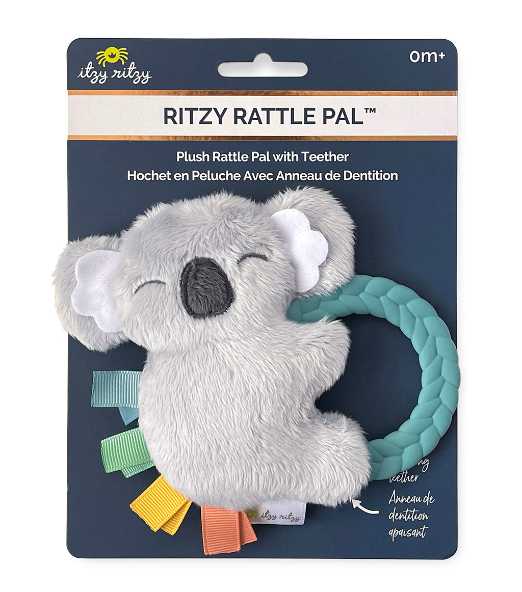 Itzy Ritzy Rattle Pals Plush Rattle + Teether