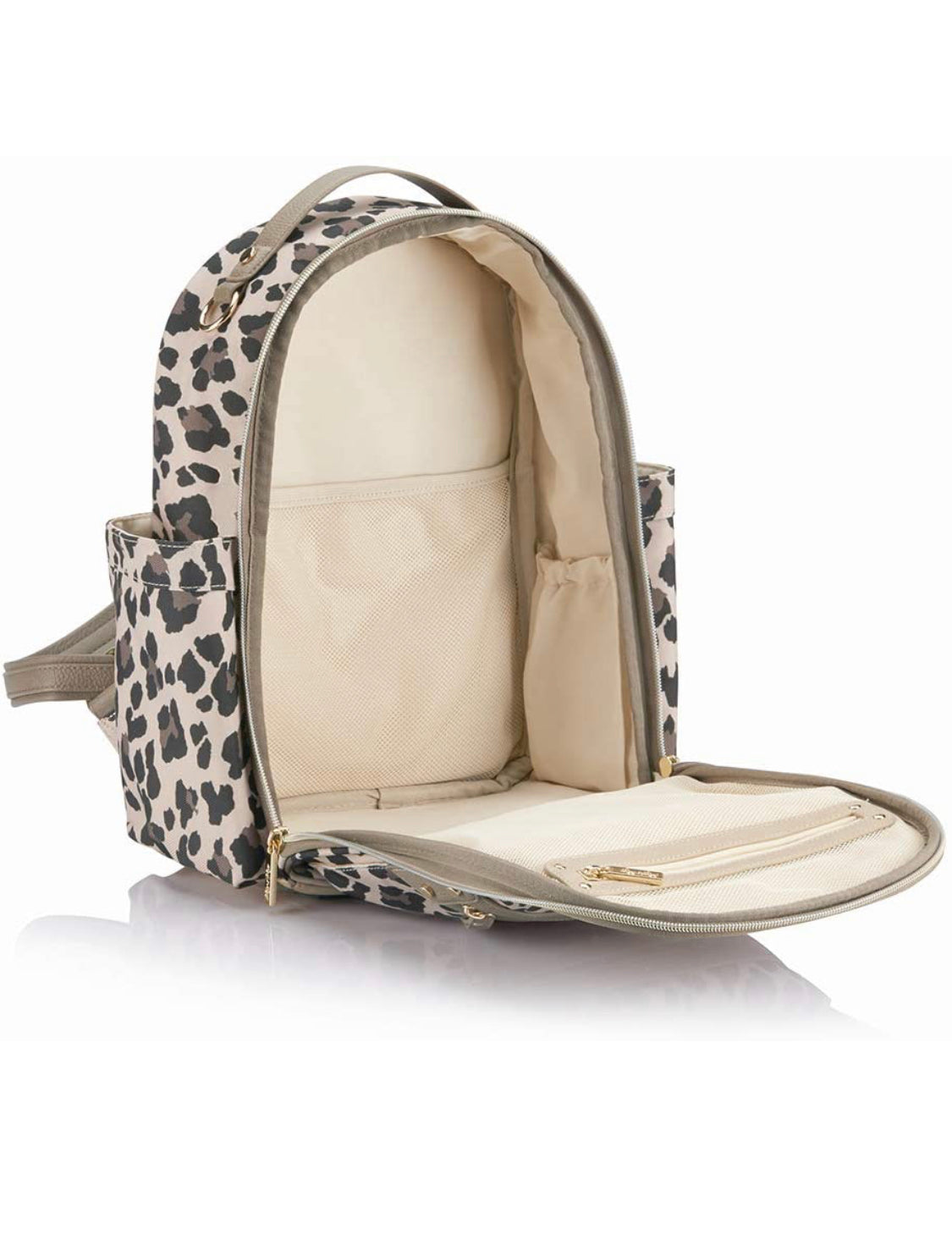 Itzy Ritzy Mini Boss Leopard Cheetah Diaper Bag Backpack