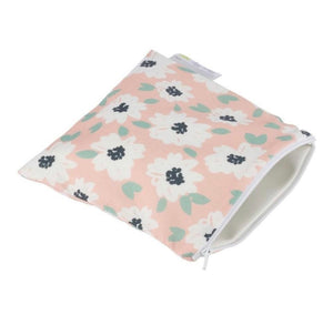 Itzy Ritzy Playful Petals Flowers Snack Happens + Everything Reusable Bag