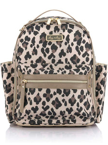 Itzy Ritzy Mini Boss Leopard Cheetah Diaper Bag Backpack